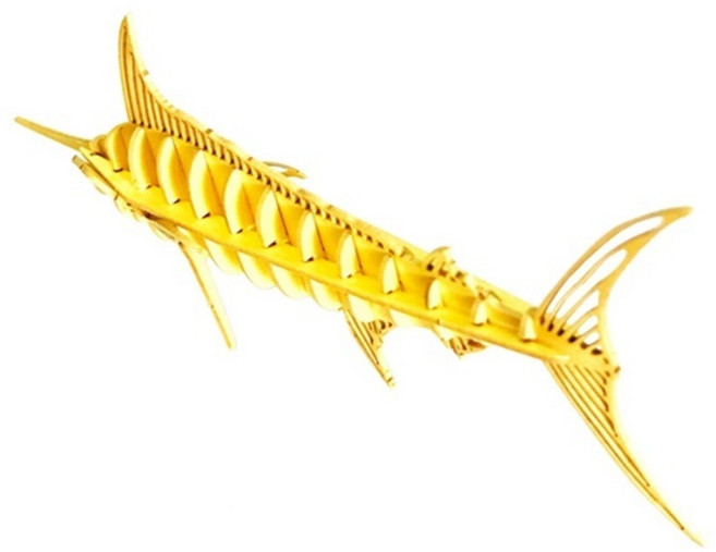 3D 입체 종이퍼즐 황새치, 브라운, 1개