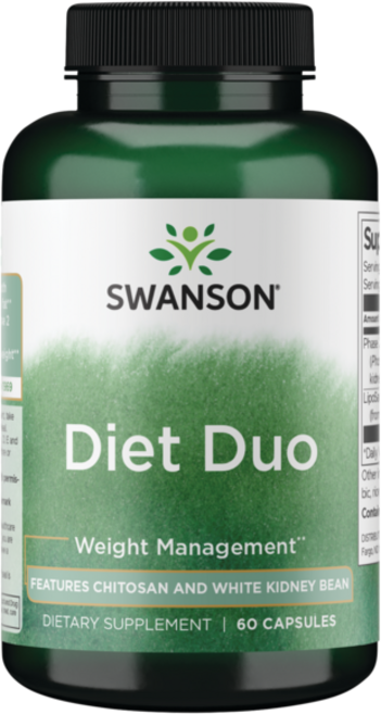 Swanson 斯旺森 幾丁聚醣&白芸豆萃取美體膠囊, 1罐, 60顆
