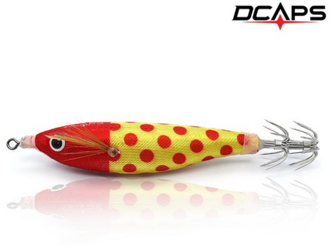 캡스 수평에기 레드땡땡이 쭈꾸미채비 문어낚시채비 갑오징어에기 한치낚시, 05.핑크, 1개