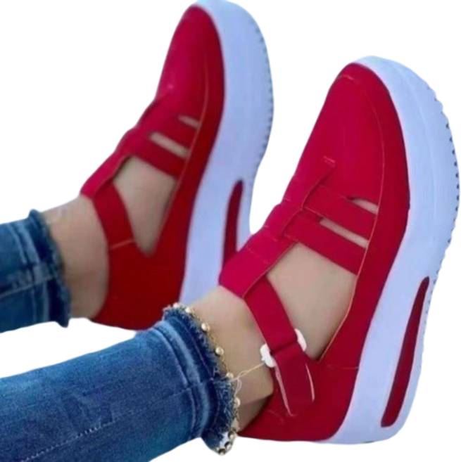 샌들운동화 스니커즈 샌달 여름 키높이 통굽 여성 I