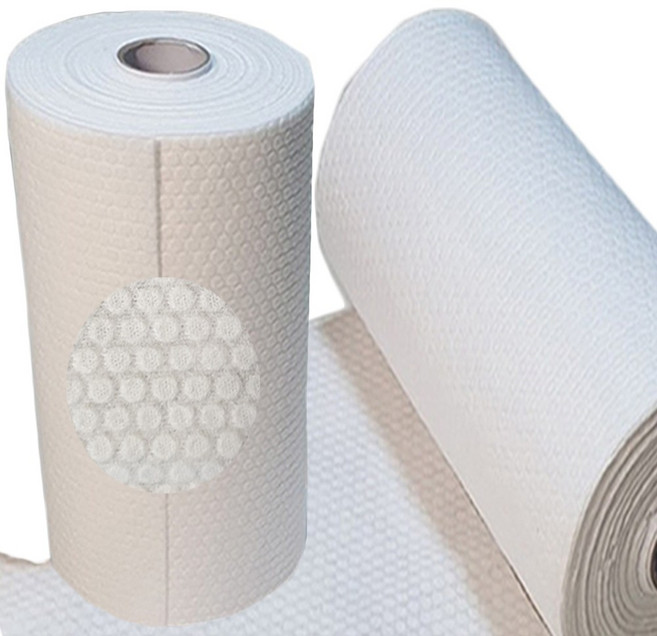 무형광 롤형 정전기 청소포 무형광 부직포 건티슈 대형 물걸레 빨아쓰는행주 밀대걸레, 1개