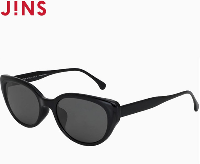 진즈 JINS 캣츠아이 선글라스 뿔테 긱시크 타원형 여성 자외선차단 LRF24S273