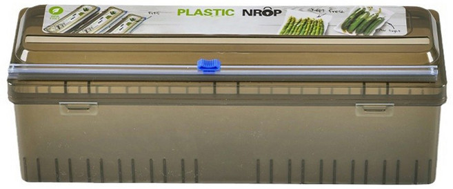 커터가있는 클링 필름 디스펜서 레스토랑 슈퍼마켓 용 흡입 컵 플라스틱 랩 주최자가있는 클링 필름 절단기, Cling Film Dispenser, 01 CHINA, 1개