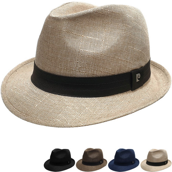 피에르가르뎅 페도라 중절모 여름용 선물용 신사 모자-HAT260239