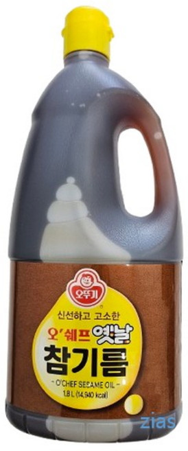 오뚜기옛날 오쉐프 참기름, 1.8L, 1개