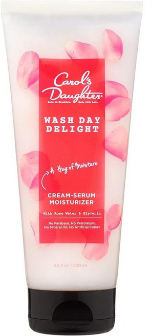 Carol's Daughter 캐롤스 도터 워시 데이 딜라이트 크림 세럼 모이스처라이저+로즈워터, 1개, 200ml