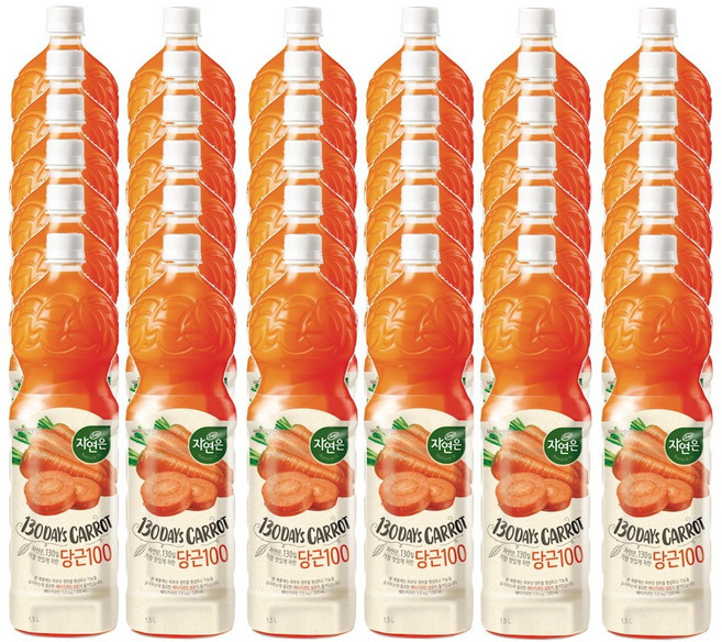 자연은 당근 주스, 1.5L, 36개