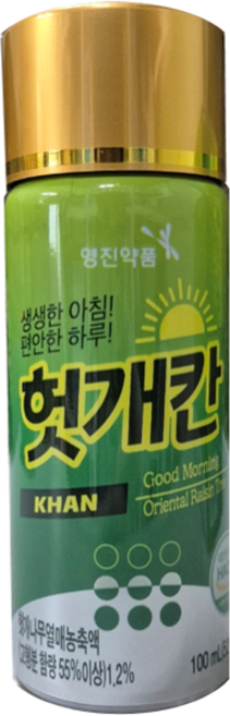 영진 헛개칸 100ml x 50병, 50개