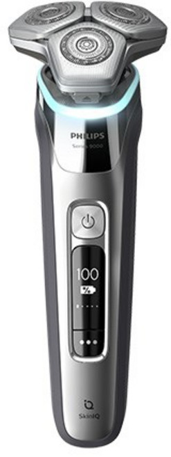 필립스 SkinIQ 9000 시리즈 전기면도기 세트, S9985/67, 크롬 실버
