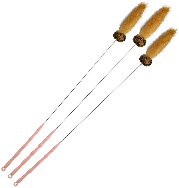 힐링타임 동결건조 마따따비 부들 고양이 낚시대, 랜덤발송, 3개