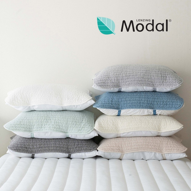 2초착! 간편교체 포레스트 렌징모달 피그먼트 밴드형 베개커버 40X60 50X70