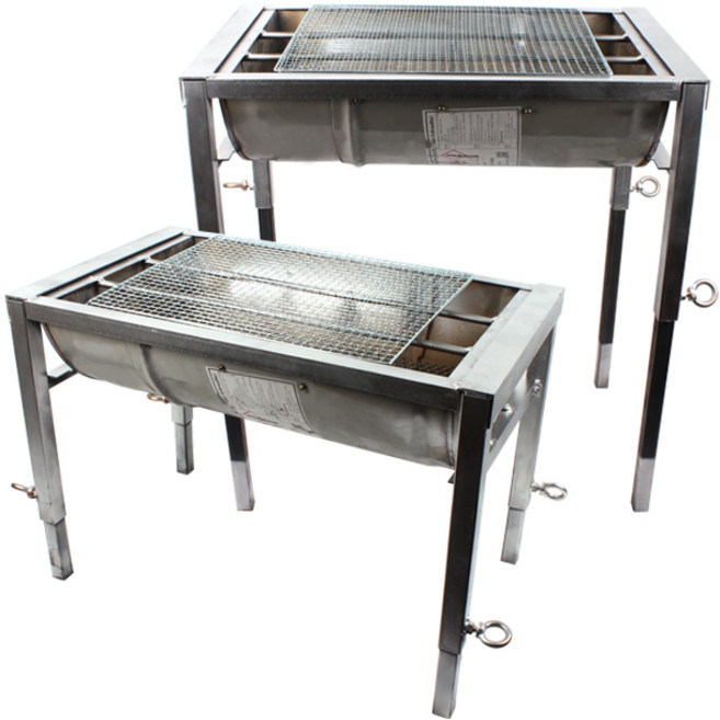 대형 드럼통 숯불그릴/펜션그릴/바베큐그릴/대형불판, 1개