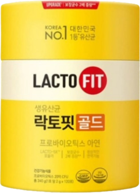 종근당 랏토핏 생유산균 골드 2g 120포, 120개