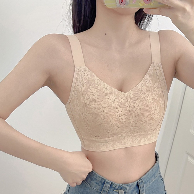 TIRASS 가슴작아보이는 빅사이즈 미니마이저 가슴축소 브라