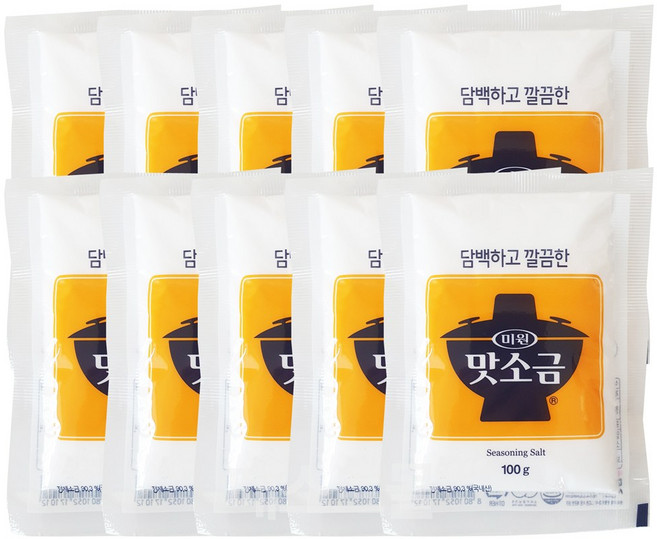 미원 맛소금, 100g, 10개