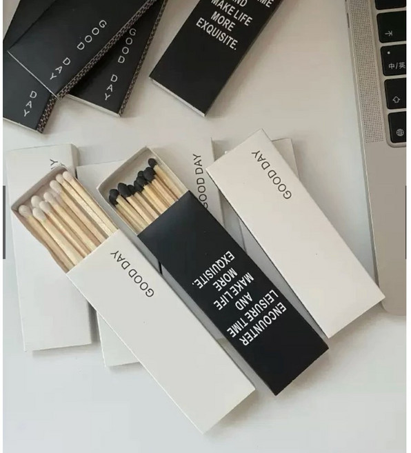 鼠尾草仗 獨立包裝淨化磁場空間, 【加購】加長火柴4盒(顏色隨機)