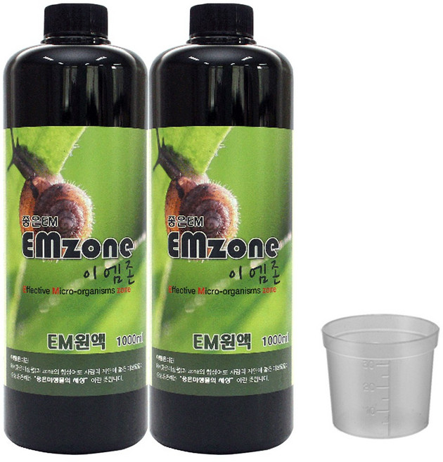 이엠허브 천연미생물 EM 원액 1000ml 2병, 2개, 1L