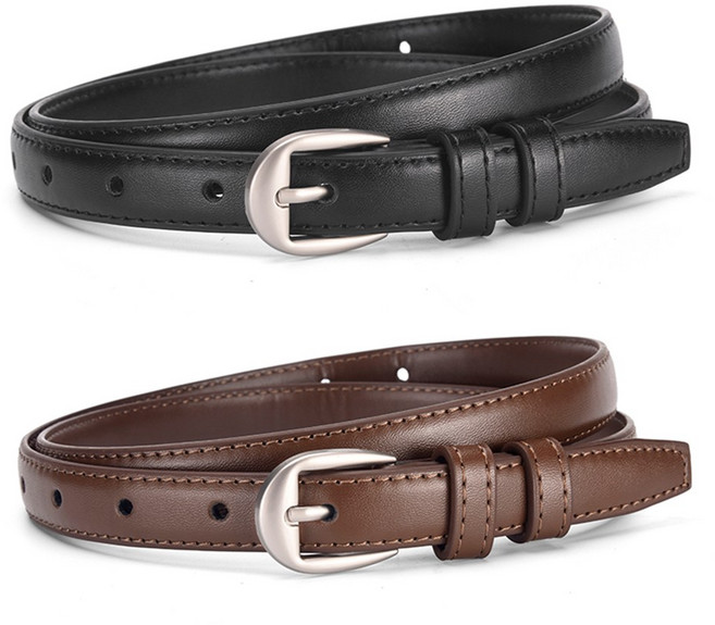 CKIRUV 1+1 여성 소가죽벨트 캐주얼 코디 허리띠