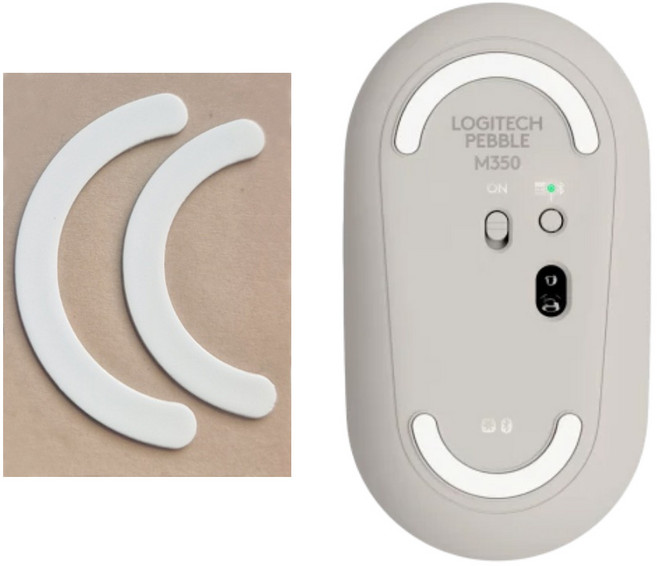 로지텍 마우스 피트 호환 G102 G304 G703 G PRO 지슈라 MX 마스터 애니웨어, 화이트, 로지텍 M350/M350S