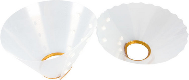 애완 동물 안티 바이트 칼라 개 칼라 고양이 개 헤드 기어 애완 동물 용품 엘리자베스 링 안티 핥기 안티 스크래치 안티 바이트 링, 5 번 개 (목 둘레 30-42cm), 1개