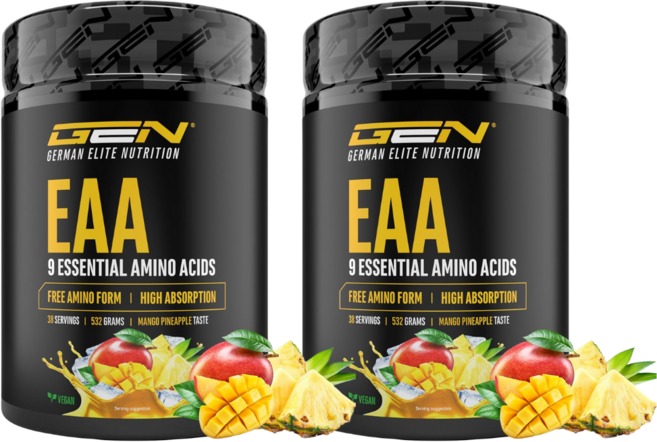 EAA 부스터 파우더 532g x 2개 아미노산 망고 파인애플맛
