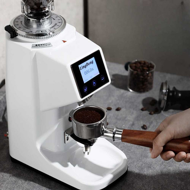 업소용그라인더 전자동 자동 커피 원두 카페 분쇄기, 상세 페이지 참고, 블랙 + 500g, 1개