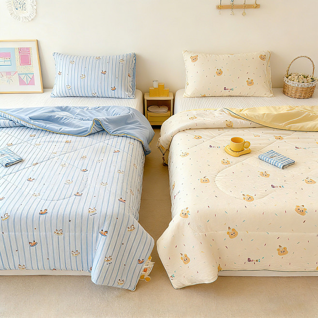 POPSONIC 차렵이불 여름이불 사계절 이불 냉감이불