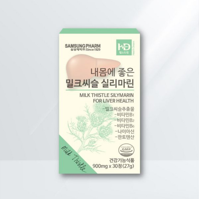 내몸에 좋은 밀크씨슬 실리마린 900mg X 30정, 27g, 1박스