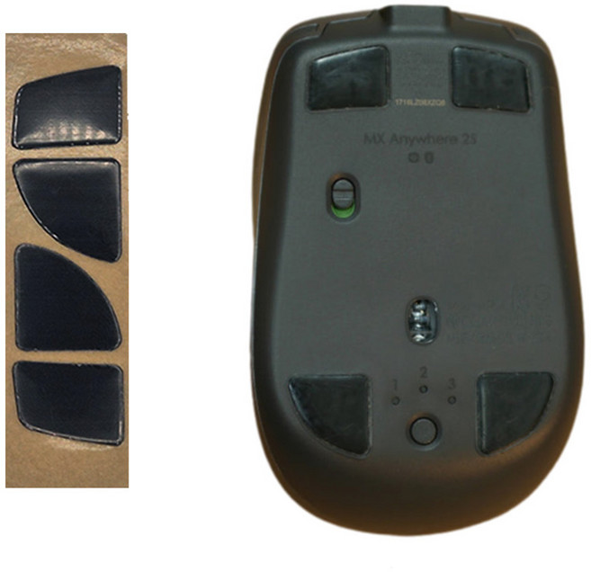 로지텍 마우스 피트 호환 G102 G304 G703 G PRO 지슈라 MX 마스터 애니웨어, 블랙, 로지텍 MX Anywhere 2/2S