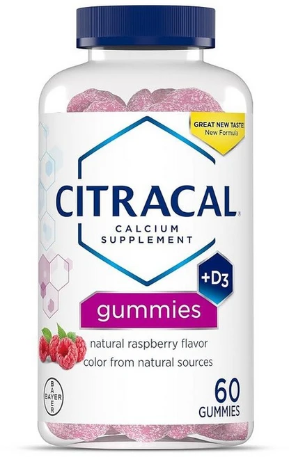시트라칼 칼슘 비타민 D3 라즈베리맛 구미 60정 255416, 60 Count (Pack of 1), 60 Count (Pack of 1) - 쿠팡