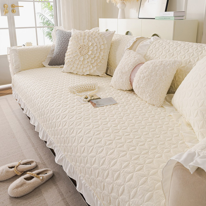 순면 사계절 쇼파패드 쇼파매트 워싱 미끄럼방지 부드 2-4인용