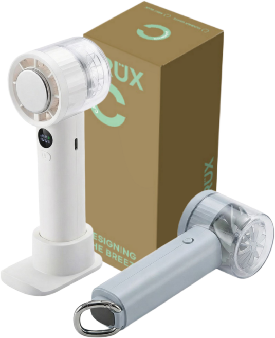 티온 100단 초강력 냉각패드 미니 핸디 무선 손선풍기, 미스트 블루 (Mist Blue), T-ON 핸디선풍기C