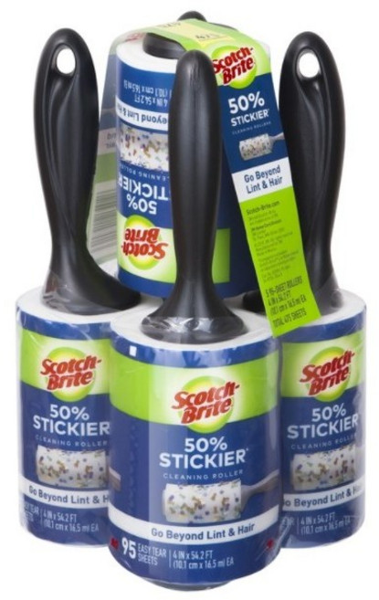 스카치브라이트 초강력 린트롤러 95매 X 5롤 코스트코 찍찍이 돌돌이, 2개