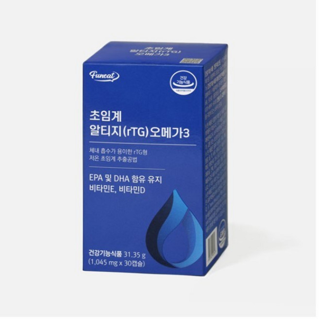 SSA 초임계 알티지 rTG 오메가 3, 1박스, 31.35g