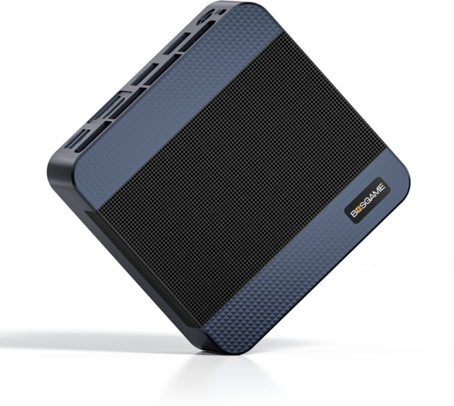 BOSGAME 미니피씨 AMD Ryzen7 7840HS 32GB DDR4 1T SSD WIN 11 Pro 미니 PC WiFi6E BT5.2 듀얼2.5G LAN, M4 Neo, WIN11 Pro, 1TB, 푸른 색