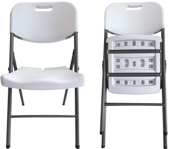 브로몰딩 테이블 폴딩 간이 테이블 침대 액자 베드트레이, 접이식의자(4개), 400mm