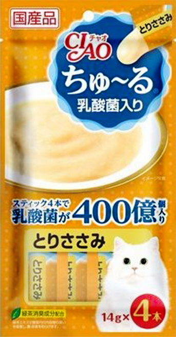 CIAO 貓條 乳酸菌配方 雞肉風味, 1個