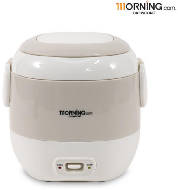 대웅 모닝컴 미니 전기 밥솥 1~2인용, (대 웅) DWR-001KP, 아이보리