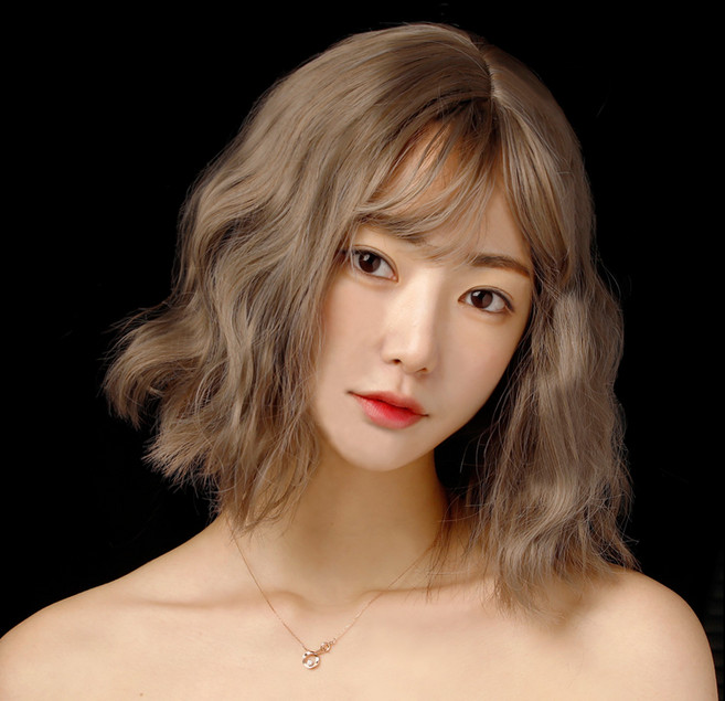 프리미엄 여성 단발웨이브 벨라 통가발