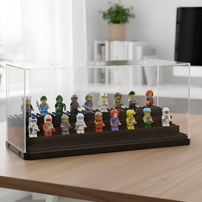 노브픽즈 레고 피규어 진열케이스, 1개