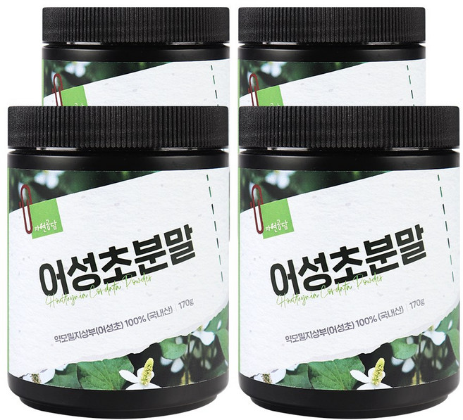 두손애약초 어성초분말, 170g, 4개