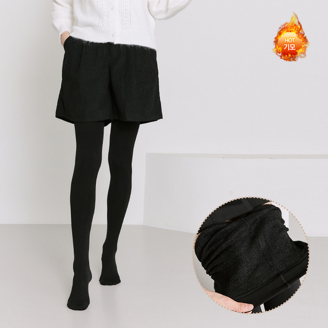 극강의 따뜻함 400D 국산 융기모 겨울용 타이즈 1매