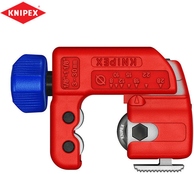 크니펙스 90 31 01 튜빅스S 소형 파이프 커터 3-30mm 구리 동 스텐 TubiX S, 1개