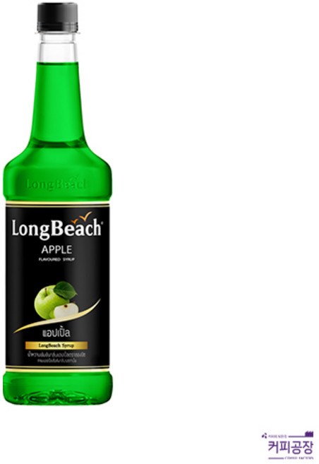 롱비치 과일 사과 카페 슈가 설탕 시럽, 1개, 740ml