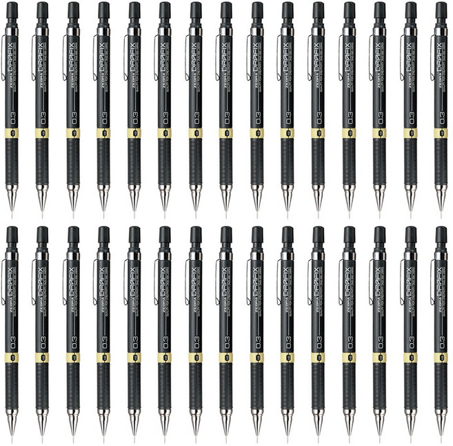 제브라 0.3mm 드라픽스 샤프 DM3-300, 30개