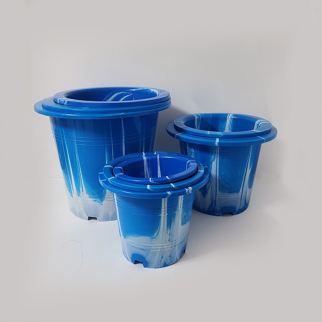 청운 혼색분 혼색화분 8호 9호 10호 11호 12호 분갈이 청백색 꽃화분 학교화분, 1개