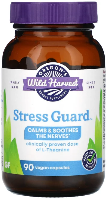 Oregon's Wild Harvest Stress Guard 베지 캡슐 90정, 1개 - 쿠팡