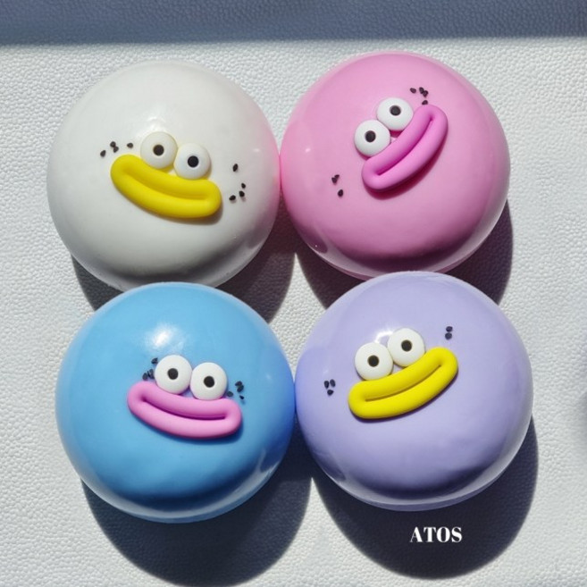 동그리 빅 주물럭 빵떡이말랑이 구름말랑이 왕빵떡 빵떡젤리 스트레스볼 낱개-1개 랜덤발송, 단품