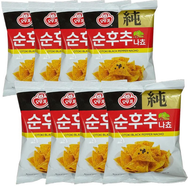 유어스 오뚜기 순후추 나쵸, 8개, 60g