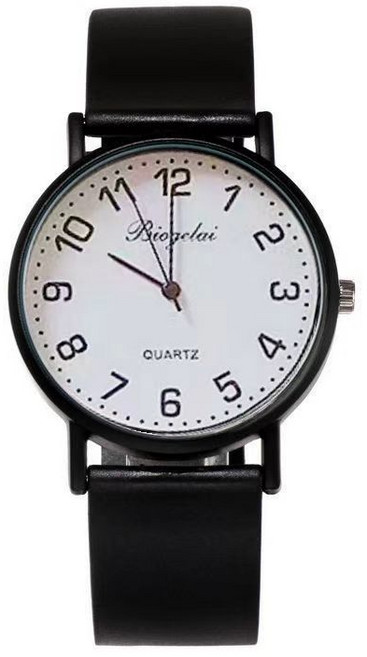 저소음 큰 숫자 아날로그 손목 시계 수능시계 수험생 선물 시험용 남여공용